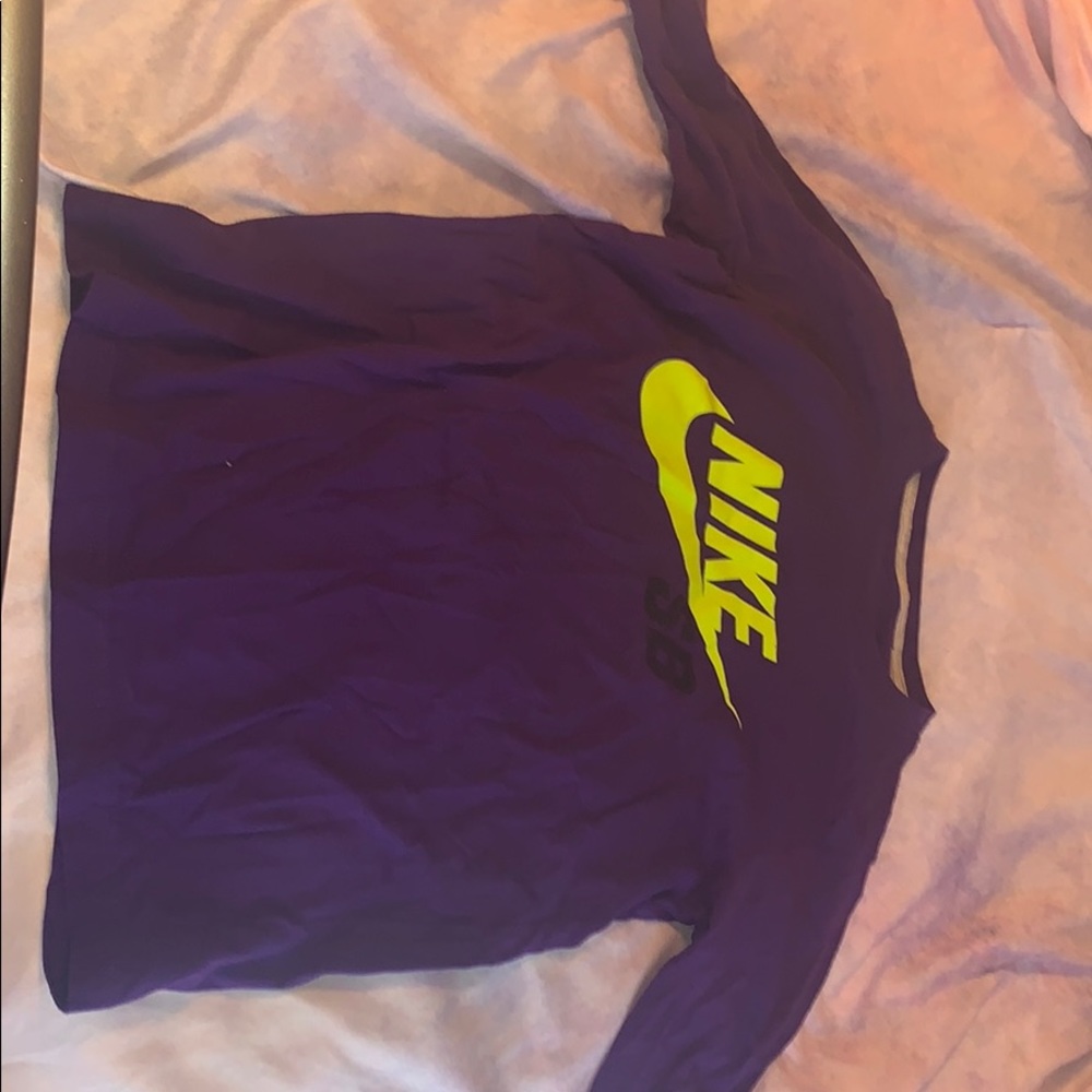 Purple Nike SB shirt